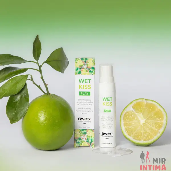 Спрей для усиления слюноотделения EXSENS Wet Kiss Lime, 15 мл - 1 Спрей для усиления слюноотделения EXSENS Wet Kiss Lime, 15 мл - 1