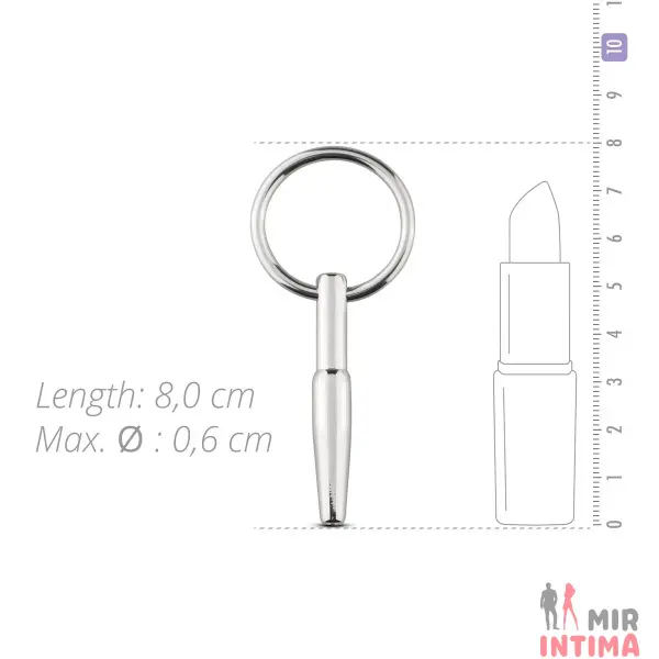 Полый уретральный стимулятор Sinner Gear Unbendable – Hollow Penis Plug, сталь - 3 Полый уретральный стимулятор Sinner Gear Unbendable – Hollow Penis Plug, сталь - 3