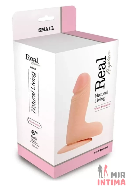 Фаллоимитатор на присоске Real Rapture Flesh 6", 11,5х4см - 1 Фаллоимитатор на присоске Real Rapture Flesh 6", 11,5х4см - 1