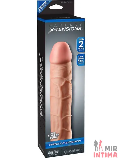 Увеличительная насадка для пениса Fantasy X-tensions Perfect Extension 51 мм - 1 Увеличительная насадка для пениса Fantasy X-tensions Perfect Extension 51 мм - 1