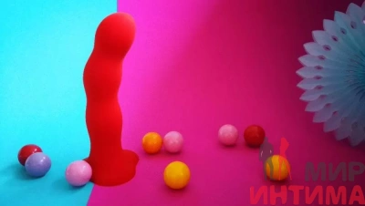 Фаллос с шариками внутри Bouncer от Fun Factory, 18х4см
