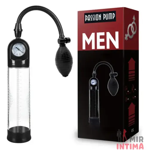 Вакуумная помпа с манометром CANWIN Penis Pump Men Вакуумная помпа с манометром CANWIN Penis Pump Men