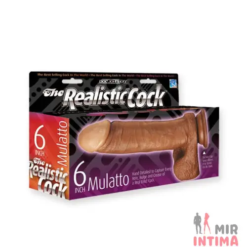 Фаллоимитатор 6 Inch Cock Mulatto, 16x4 см Фаллоимитатор 6 Inch Cock Mulatto, 16x4 см