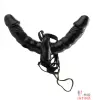 Двойной черный страпон Fetish Fantasy Vibrating Double Delight Strap-On, 12х3,7 см Двойной черный страпон Fetish Fantasy Vibrating Double Delight Strap-On, 12х3,7 см