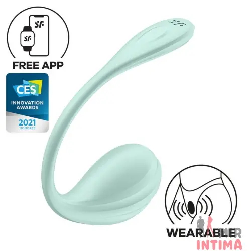 Смарт-виброяйцо Satisfyer Smooth Petal Connect App, силикон Смарт-виброяйцо Satisfyer Smooth Petal Connect App, силикон