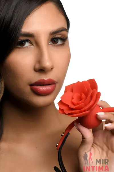 Силиконовый кляп с розой Master Series: Blossom Silicone Rose Gag - 7 Силиконовый кляп с розой Master Series: Blossom Silicone Rose Gag - 7