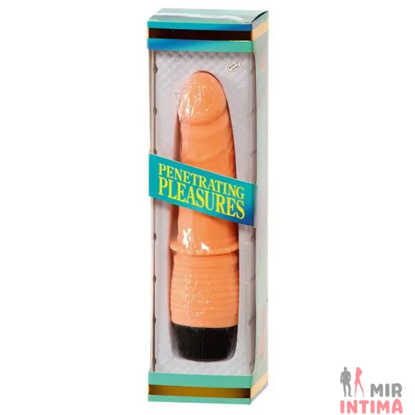Реалистичный-женский-вибратор-Вибратор Pleasure System, 17X4 см - 2
