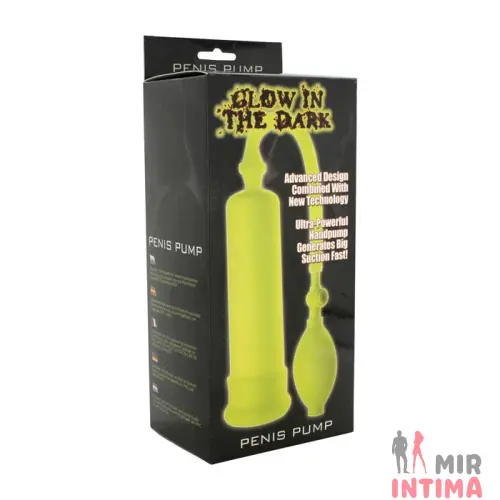 Светящаяся вакуумная помпа Glow In the Dark, 20X6 см Светящаяся вакуумная помпа Glow In the Dark, 20X6 см