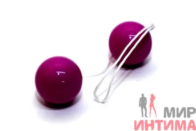 Вагінальні кульки Orgasm Balls, пластикові, фіолетові