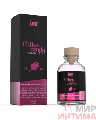 Intt Cotton Candy Gel - массажный гель, вкус сладкой ваты.
