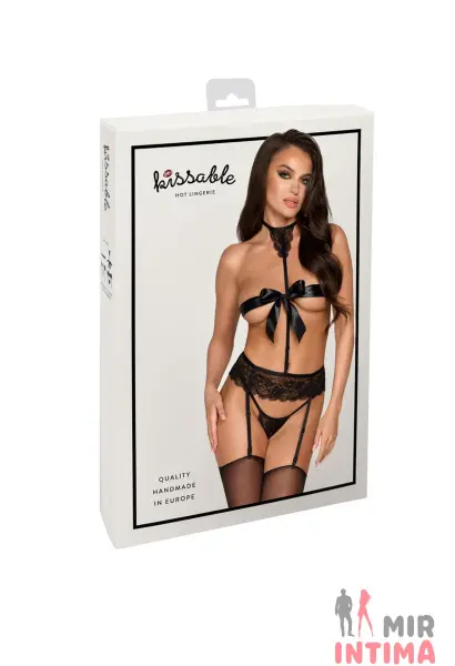 Комплект Kissable Bondage Kiss Set Black - 10 Комплект Kissable Bondage Kiss Set Black - 10