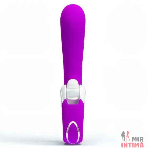 EGZ040059-Гелевый-и-силиконовый-женский-вибратор - 3 Гелевый-и-силиконовый-женский-вибратор-Вибратор Pretty Love "Magic Tongue" с клиторальным стимулятором-ротатором - 3