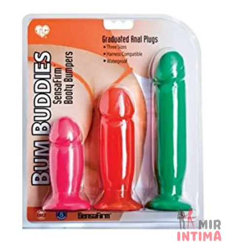 Набор анальных пробок TLC® Bum Buddies Booty Bumpers