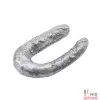 Двойной фаллос Dixie Normous Silver, 17х3см - 5