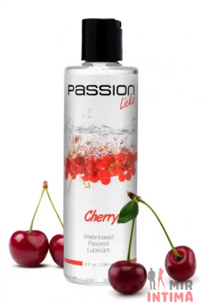 Ароматизированный лубрикант Passion Licks Cherry Water Based Flavored Lubricant - 8 oz Ароматизированный лубрикант Passion Licks Cherry Water Based Flavored Lubricant - 8 oz
