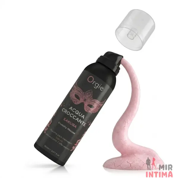 Увлажняющая массажная пенка Acqua Croccante Mousse Sakura, 150 мл - 2