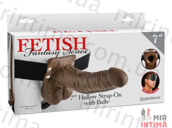 Страпон полый Fetish Fantasy Series 7 Hollow Strap On - 7 Страпон полый Fetish Fantasy Series 7 Hollow Strap On - 7
