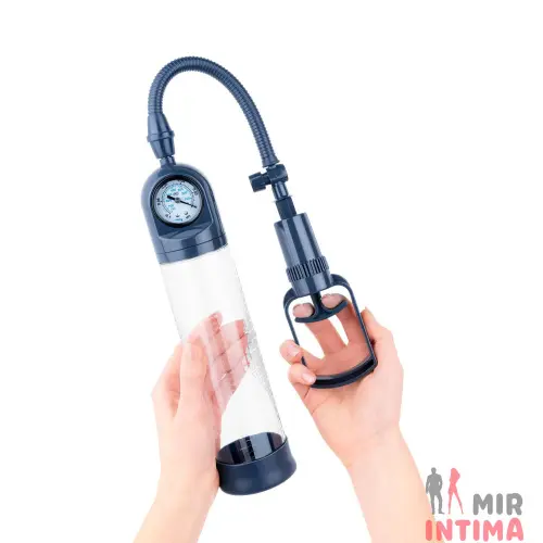 Вакуумная помпа для пениса Boners Penispump With Pressure Gauge