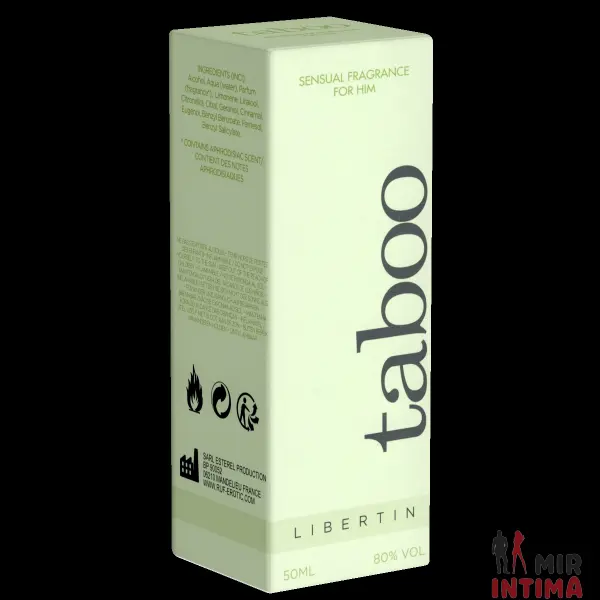Парфюм с феромонами для мужчин TABOO LIBERTIN, 50 мл - 1 Парфюм с феромонами для мужчин TABOO LIBERTIN, 50 мл - 1