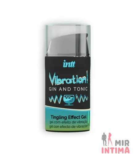 Жидкий вибратор Intt Vibration Gin Tonic, 15 мл