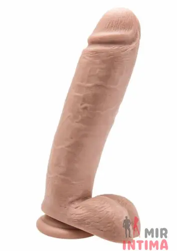 Реалистичный фаллоимитатор с мошонкой на присоске Get Real ToyJoy, 25,5х6,5 см Реалистичный фаллоимитатор с мошонкой на присоске Get Real ToyJoy, 25,5х6,5 см