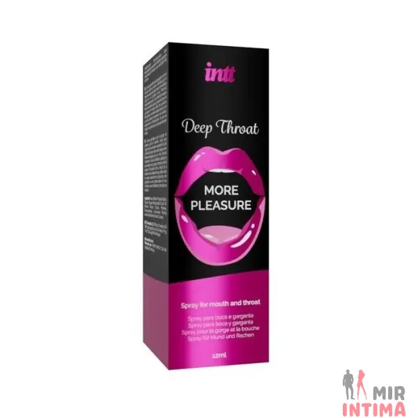 Спрей для минета Intt Deep Throat 12 мл - 1 Спрей для минета Intt Deep Throat 12 мл - 1