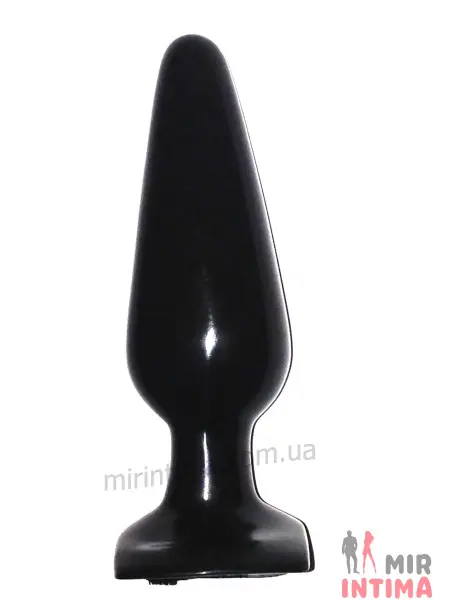 Анальная пробка BLACK BUTT PLUG MEDIUM - 1 Анальная пробка BLACK BUTT PLUG MEDIUM - 1