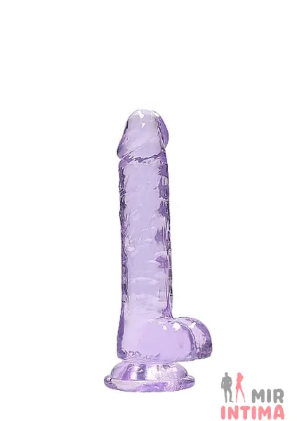 Гелевый фаллоимитатор на присоске REALROCK CRYSTAL CLEAR, 18х3,5 см - 7 Гелевый фаллоимитатор на присоске REALROCK CRYSTAL CLEAR, 18х3,5 см - 7