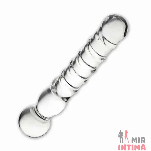 Двойной фаллоимитатор Clear Glass Dildo, 20х3,9 см Двойной фаллоимитатор Clear Glass Dildo, 20х3,9 см