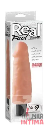 Реалистичный-женский-вибратор-Вибратор Real Feel №9, 18x6 см