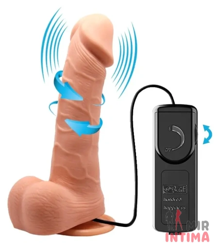 Реалистичный-женский-вибратор-Вибратор на присоске с ротацией BARBARA 7,8'' Ken MULTI-SPEED VIBRATOR