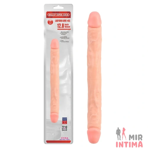 Двусторонний фаллоимитатор Ladybro Love #03 32.5x3.5 см