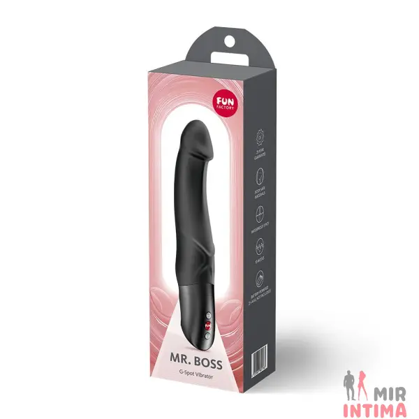 MISX3720-Женский-вибратор-точки-G - 6 Женский-вибратор-точки-G-Вибратор Fun Factory Mr. Boss, силикон, 10 режимов - 6