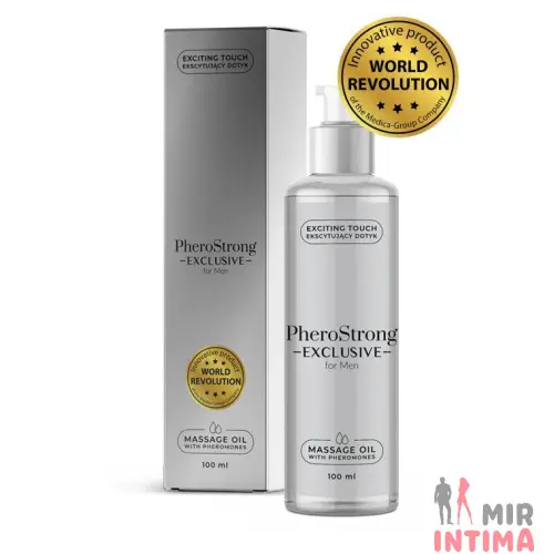 Массажное масло для мужчин с феромонами, PheroStrong Exclusive, 100 мл