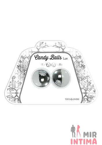 Вагинальные шарики Candy Balls Lux, серебристые Вагинальные шарики Candy Balls Lux, серебристые