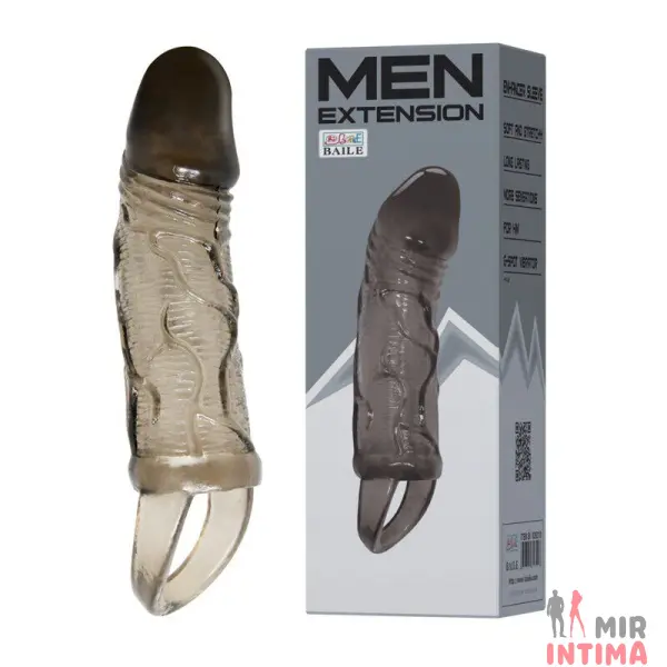 Реалистичная насадка-презерватив "Men extension" Реалистичная насадка-презерватив "Men extension"