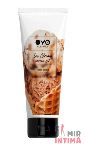 Универсальный ароматизированный увлажняюший гель-лубрикант OYO - Ice Cream aroma gel, 75 ml