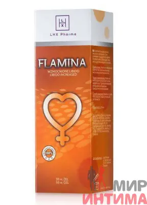 LHX Pharma Flamina возбуждающий гель для повышения женского либидо
