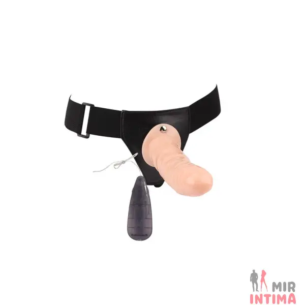 Фаллопротез с вибрацией Basic Vibrating Strap-on Harness - 2