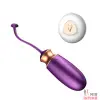 Женская-вибропуля-Виброяйцо с ДУ и функцией подогрева «Vibrating Silicone Love EGG» - 2
