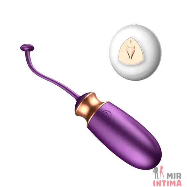 Женская-вибропуля-Виброяйцо с ДУ и функцией подогрева «Vibrating Silicone Love EGG» - 2
