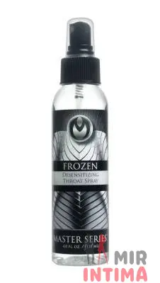 Мятный спрей для орального секса Master Series Frozen Deep Throat Desensitizing, 118 мл Мятный спрей для орального секса Master Series Frozen Deep Throat Desensitizing, 118 мл
