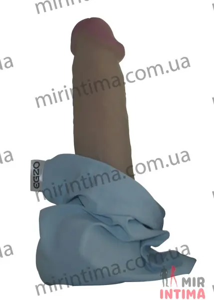 Фаллоимитатор с машонкой EGZO, 21х5.2 см - 3