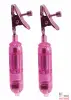MIDEL2258804-Женский-стимулятор-груди - 7 Женский-стимулятор-груди-Зажимы для сосков Micro Vibro Clamps с вибрацией - 7