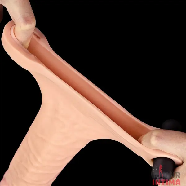 Насадка с вибропулей и эрекционным кольцом от LoveToy 19х4 - 5 Насадка с вибропулей и эрекционным кольцом от LoveToy 19х4 - 5