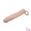 Удлиняющая насадка PENIS SLLIVE 7" с кольцом для мошонки - 2 Удлиняющая насадка PENIS SLLIVE 7" с кольцом для мошонки - 2