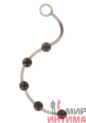 Анальные шарики Jumbo Thai Beads, черные
