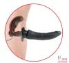 Двойной страпон в черном цвете Fetish Fantasy Vibrating Penetrix, 19х5 см - 3 Двойной страпон в черном цвете Fetish Fantasy Vibrating Penetrix, 19х5 см - 3