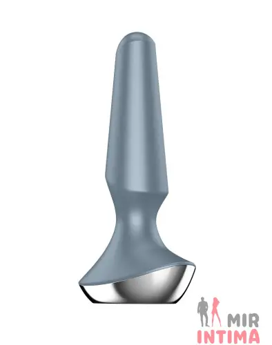 Анальная смарт-вибропробка Satisfyer Plug-ilicious 2, 10х3 см Анальная смарт-вибропробка Satisfyer Plug-ilicious 2, 10х3 см