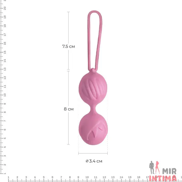 Вагинальные шарики Adrien Lastic Geisha Lastic Balls Mini, диаметр 3,4см - 2